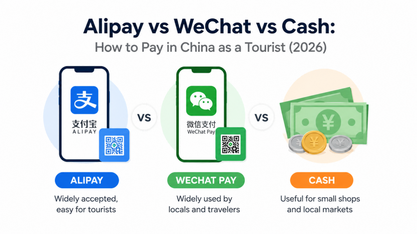 Alipay vs WeChat vs Cash: How to Pay in China as a Tourist (2026)