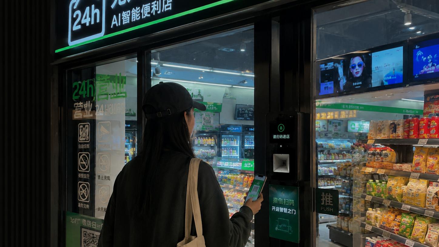 24/7, no cashier, no lines